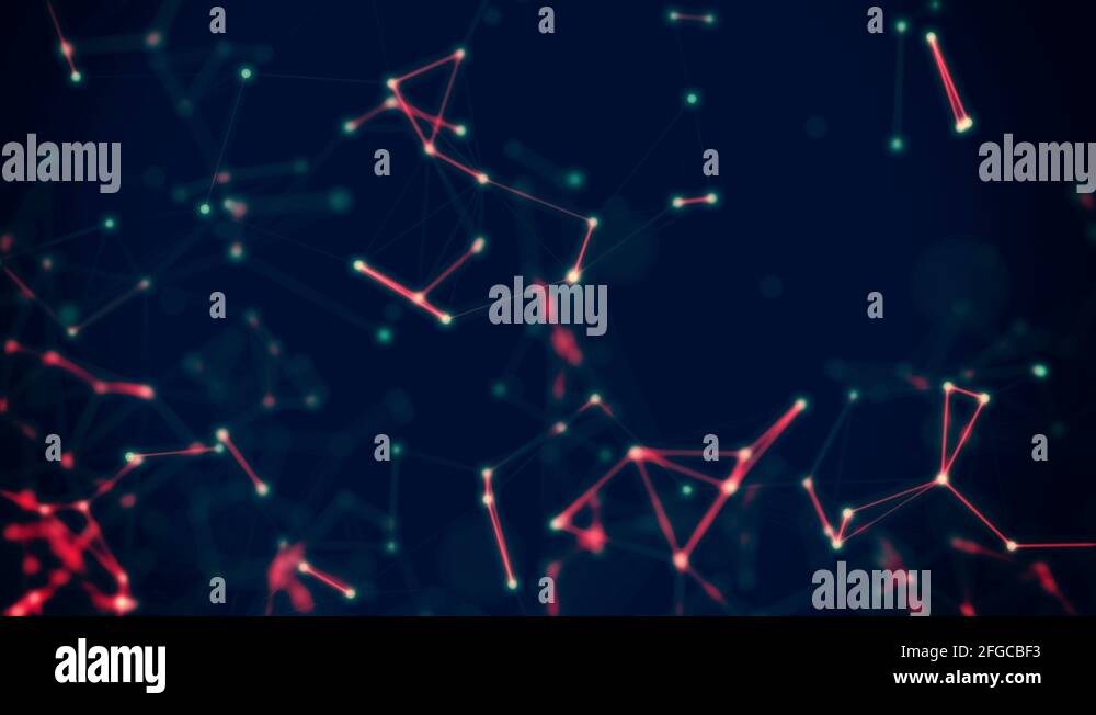 Abstract computer network background. Seamless looping Stock Video ...