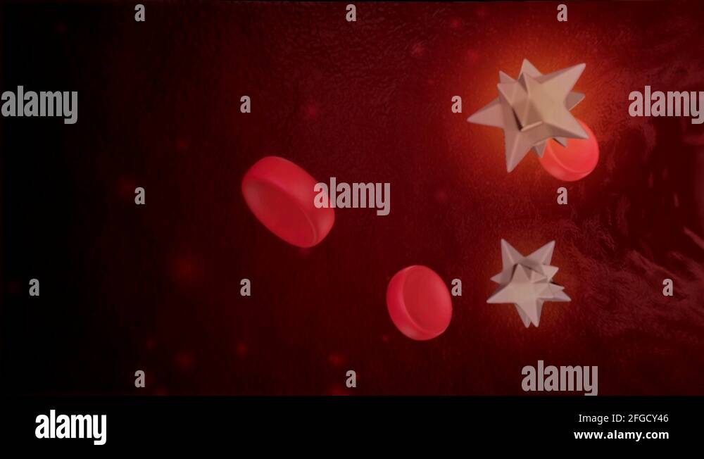 Lead dissolving in the Blood System Stock Video Footage Alamy