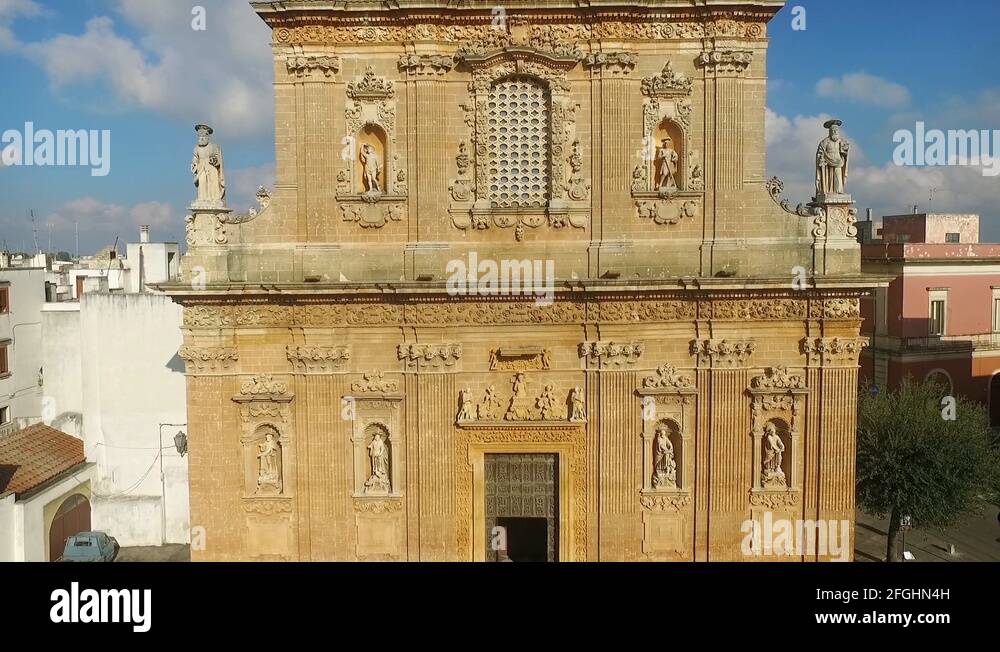 Santissimo crocifisso church facade Stock Videos & Footage HD and 4K