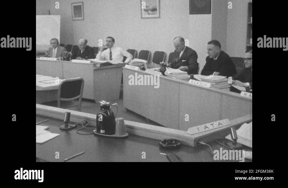 1960s group of men in a meeting Stock Video Footage Alamy