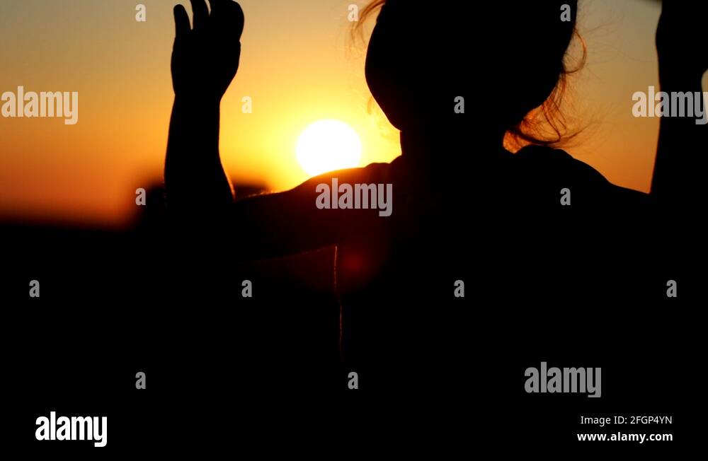 Little girl dancing hands up Stock Videos & Footage HD and 4K Video