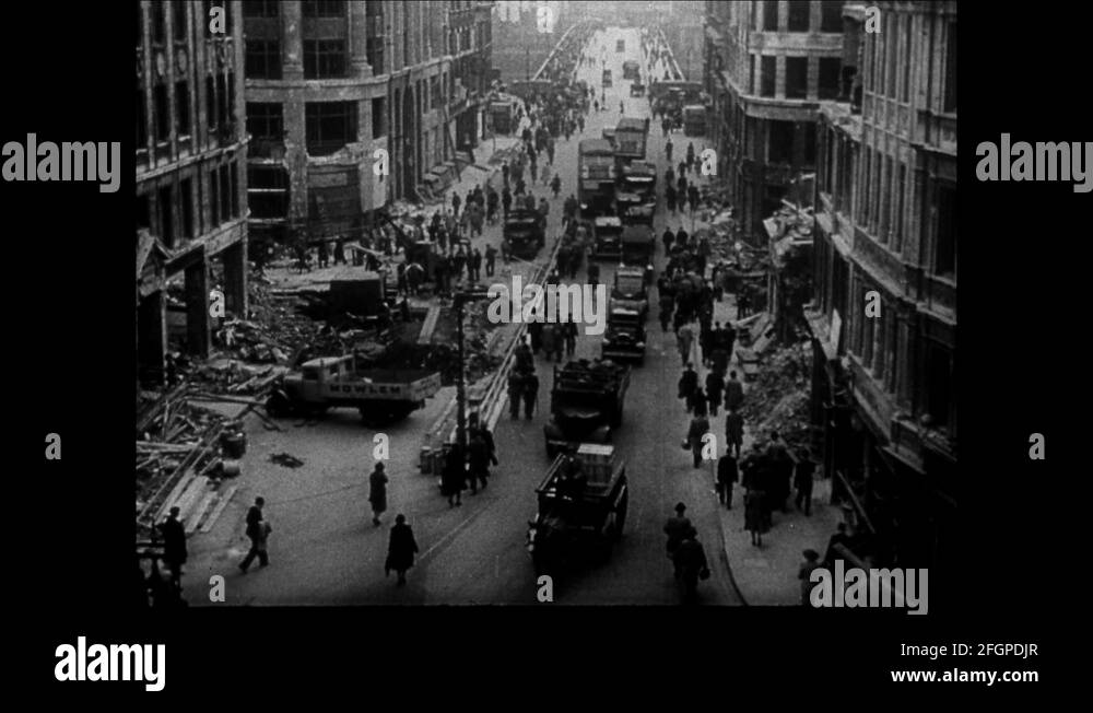 1940-The Blitz / Second World War / London / 1940 Stock Video Footage ...