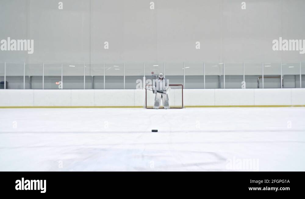 Ice hockey goalie scoring Stock Videos & Footage HD and 4K Video