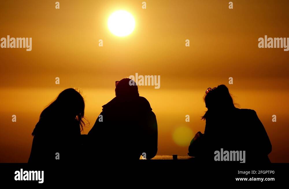 Two women one man silhouette Stock Videos & Footage - HD and 4K Video ...