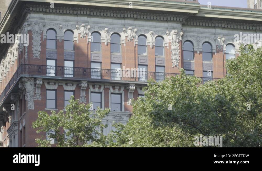 Vintage apartment building new york Stock Videos & Footage HD and 4K