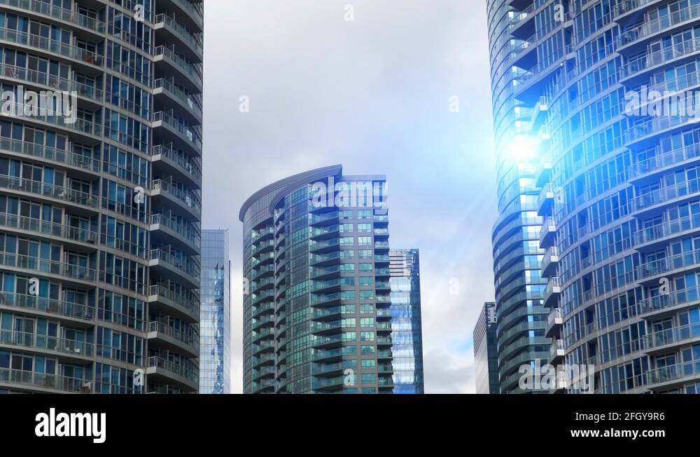 Stunning Contemporary Skyscraper Apartment Building Architecture image