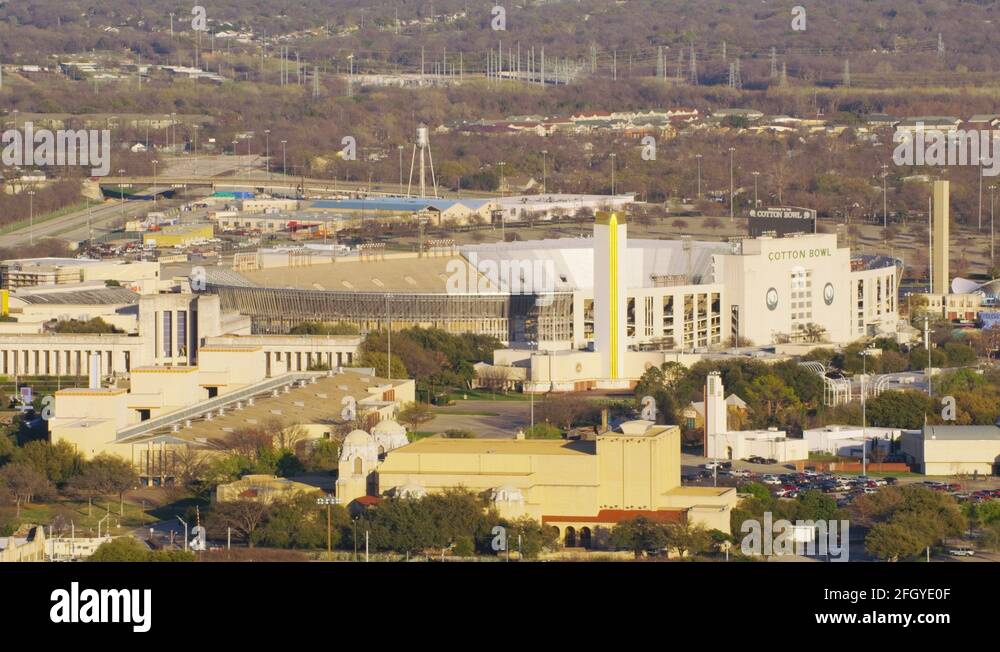 Cotton bowl stadium aerial Stock Videos & Footage - HD and 4K Video