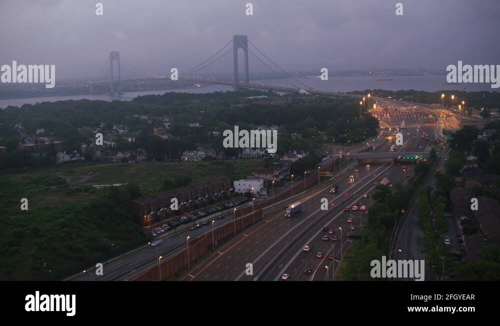 Verrazano narrows bridge toll Stock Videos & Footage HD and 4K Video