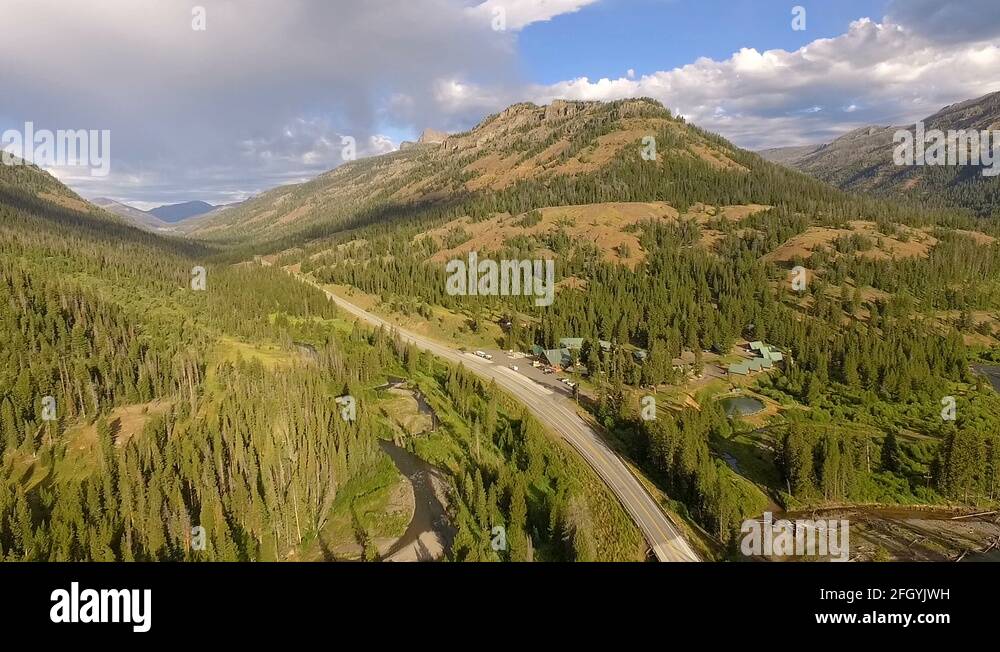 Yellowstone east entrance Stock Videos & Footage HD and 4K Video