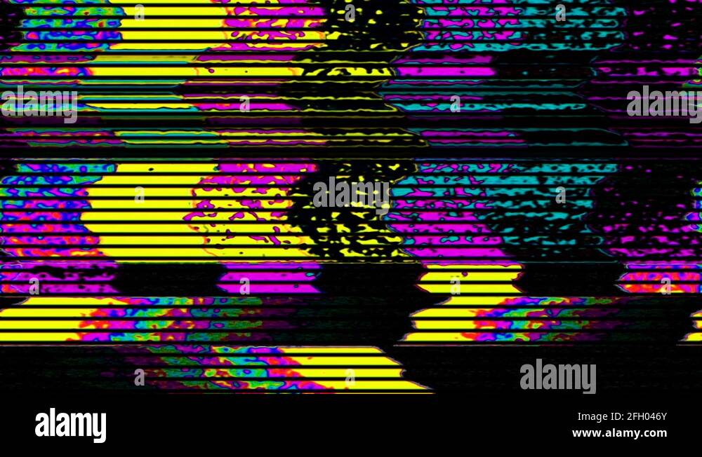 TV Color Bars Test Card Malfunction Stock Video Footage - Alamy