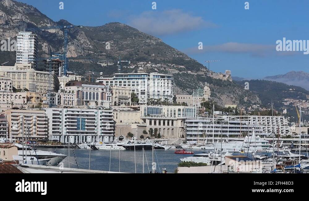 Port Hercule Monaco Stock Video Footage - Alamy