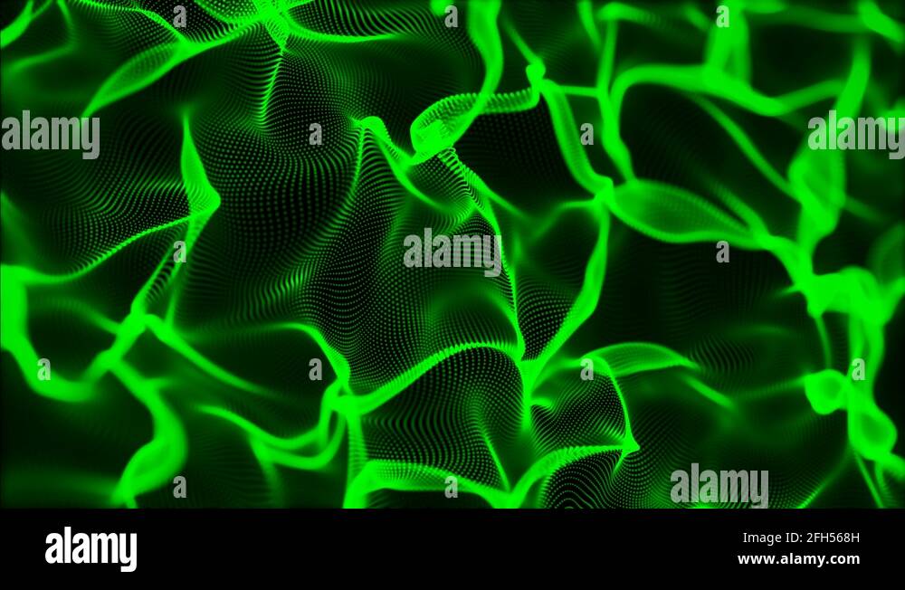 abstract neon futuristic motion background loop green Stock Video ...
