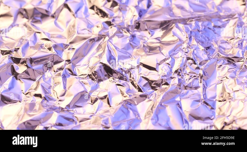 Crumpled aluminum foil Stock Videos & Footage HD and 4K Video Clips