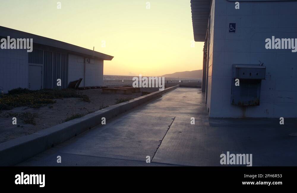 Public Restroom Zuma Beach Malibu, California Stock Video Footage Alamy