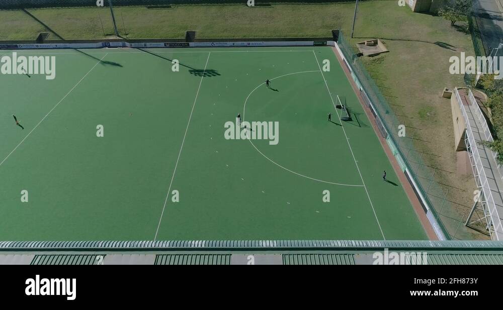 Johannesburg, South Africa, March 2017 The hockey astro pitch in