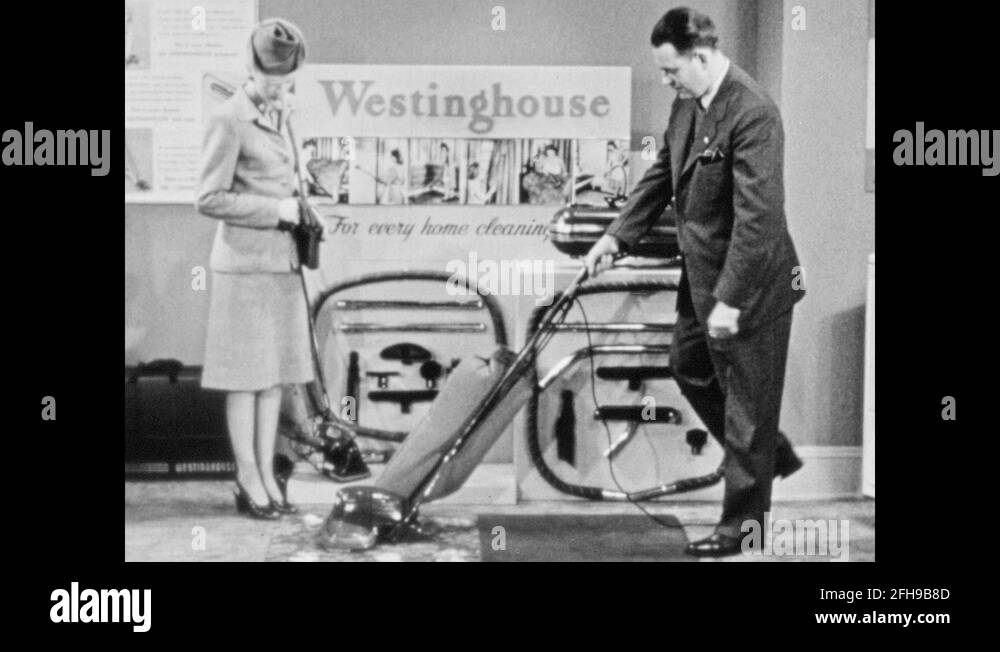 Vacuum cleaner woman vintage Stock Videos & Footage HD and 4K Video