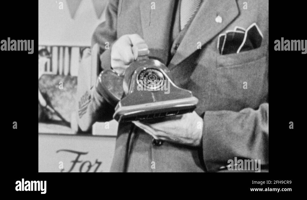 Vintage vacuum cleaner advertisement Stock Videos & Footage HD and 4K
