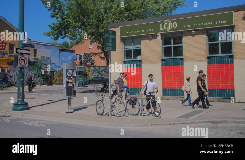 Chinatown Toronto Dundas Spadina LCBO Liqour Store Beer Alcohol Stock