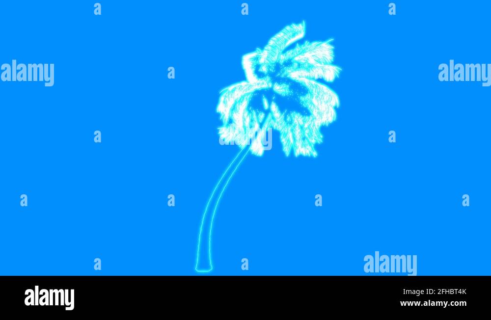 3d rendering of a loop tree animation as wireframe isolated Stock Video ...