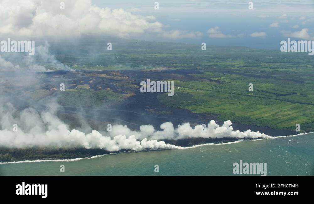 Volcanic eruption lava flows Stock Videos & Footage - HD and 4K Video