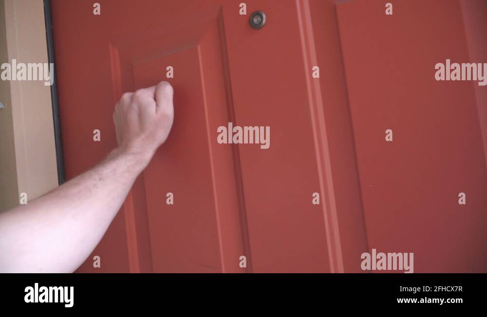 Knocking on front door Stock Videos & Footage HD and 4K Video Clips