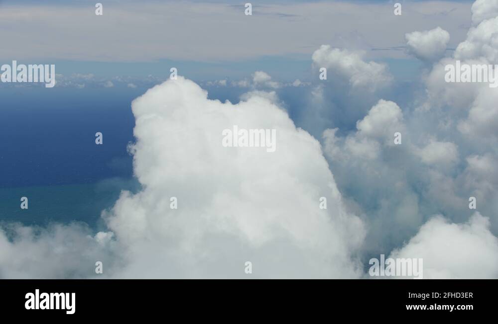 Floating cotton wool clouds Stock Videos & Footage HD and 4K Video