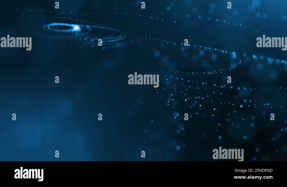 Abstract background as a loopable sequence with glow particles and ...