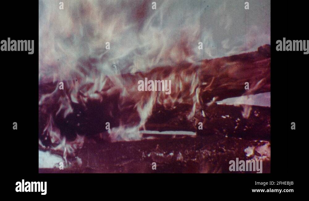 1960s UNITED STATES burning as a chemical change. Smoke, steam, and