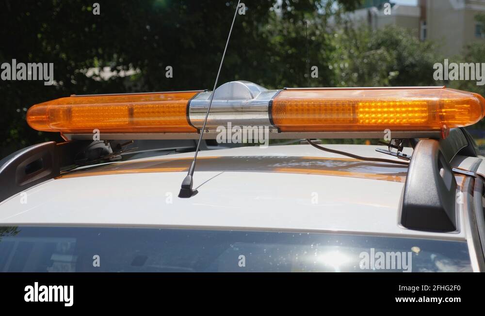 Amber flashing beacon Stock Videos & Footage HD and 4K Video Clips