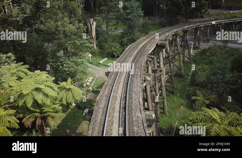 Puffing billy railway trestle bridge Stock Videos & Footage HD and 4K Video Clips Alamy