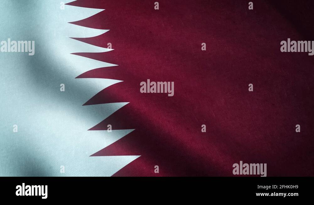 Qatar fabric flag Stock Videos & Footage HD and 4K Video Clips Alamy