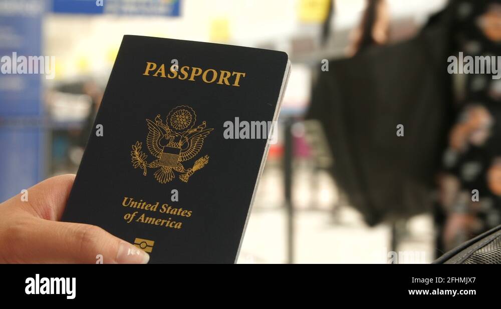 Us customs passport check Stock Videos & Footage HD and 4K Video