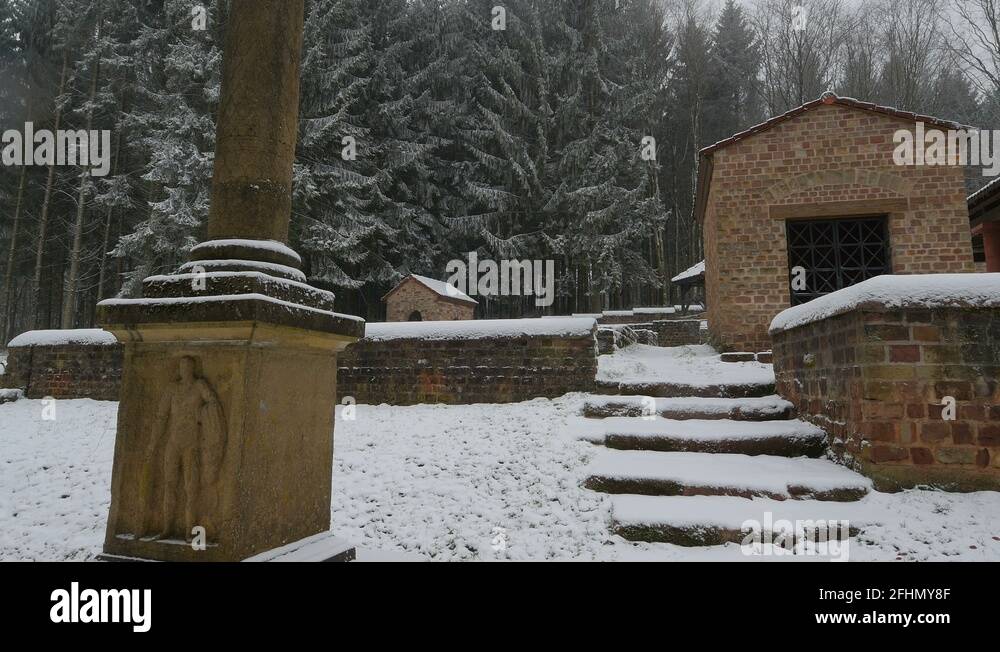 Roman temple reconstruction Stock Videos & Footage HD and 4K Video