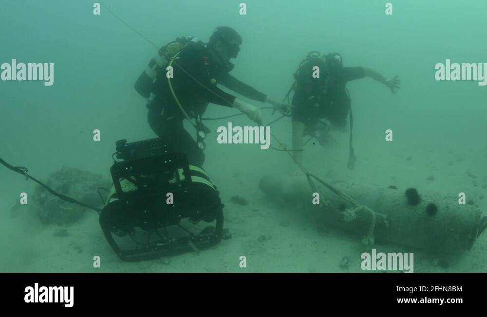 Remotely operated underwater vehicle Stock Videos & Footage HD and 4K