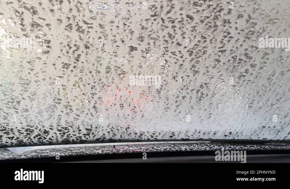 GOING THROUGH A CAR WASH NORMAL SPEED Stock Video Footage Alamy