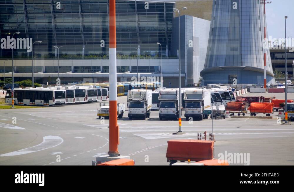 Ben gurion ben gurion international airport air control tower Stock