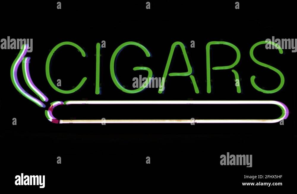 Neon cigar sign Stock Videos & Footage - HD and 4K Video Clips - Alamy