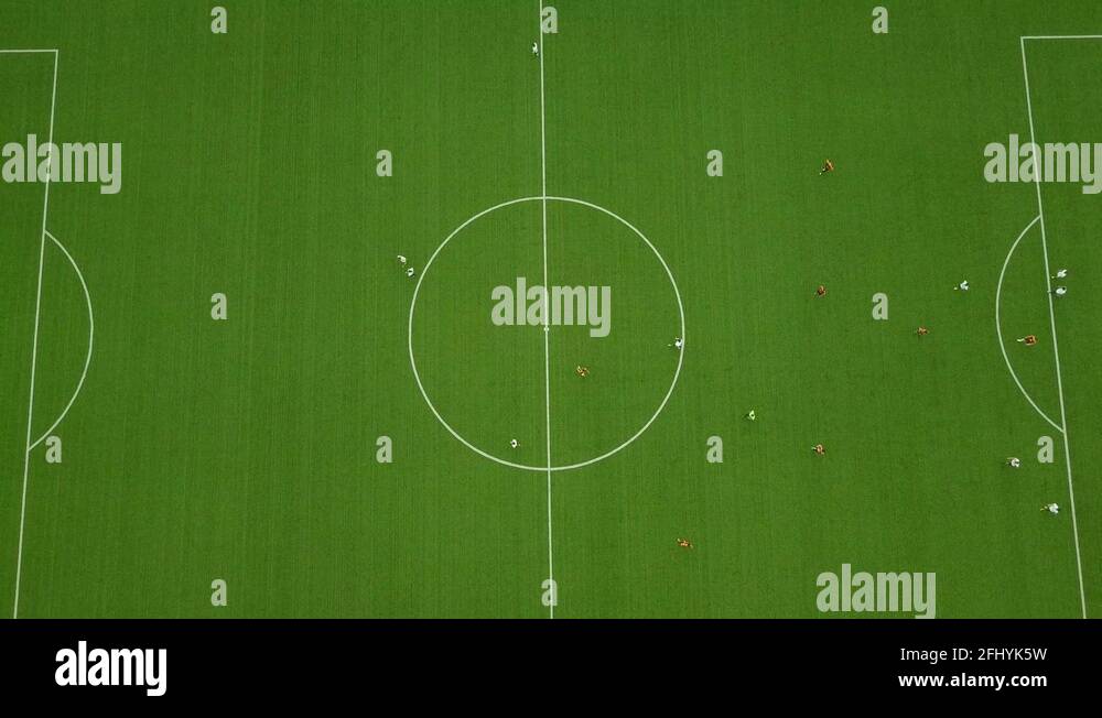 This footage shows the ECO Ardence Soccer Field from bird eye view