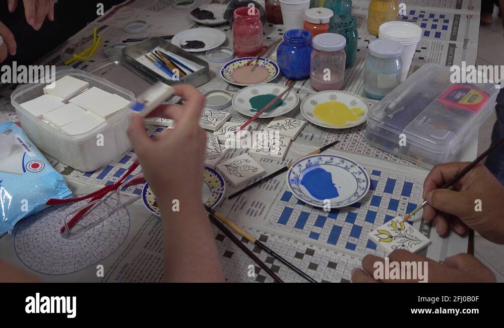 Ceramic glazing process Stock Videos & Footage HD and 4K Video Clips