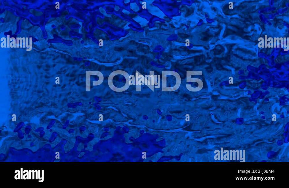 Animated a lot of realistic blue kerosene pouring filling container