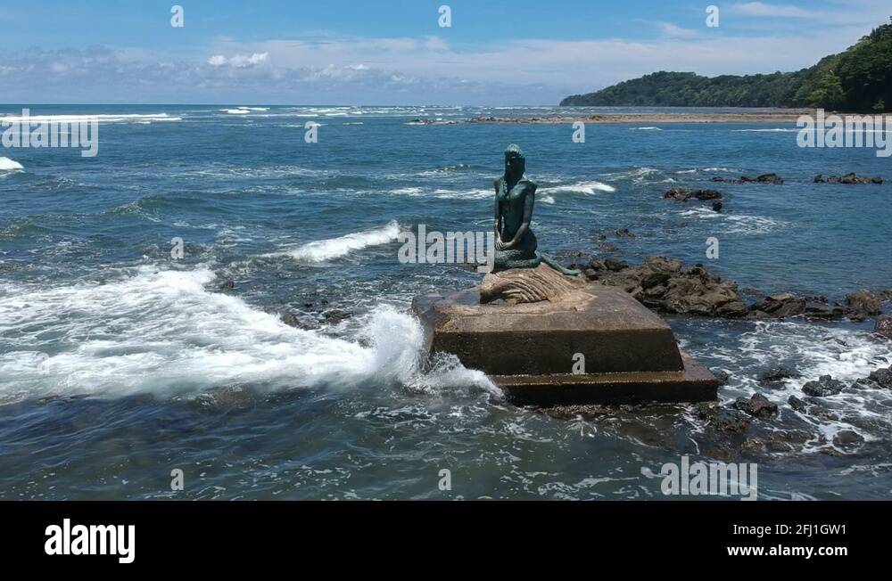 Mermaid statue on beach Stock Videos & Footage HD and 4K Video Clips