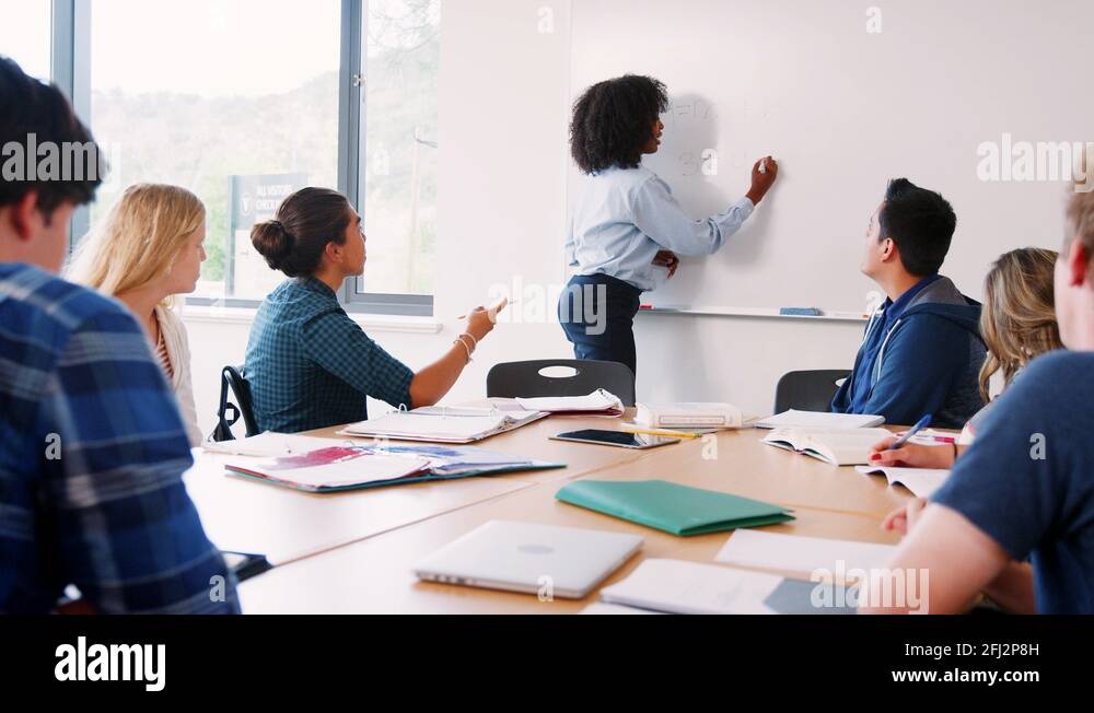 High school girl at whiteboard Stock Videos & Footage - HD and 4K Video ...