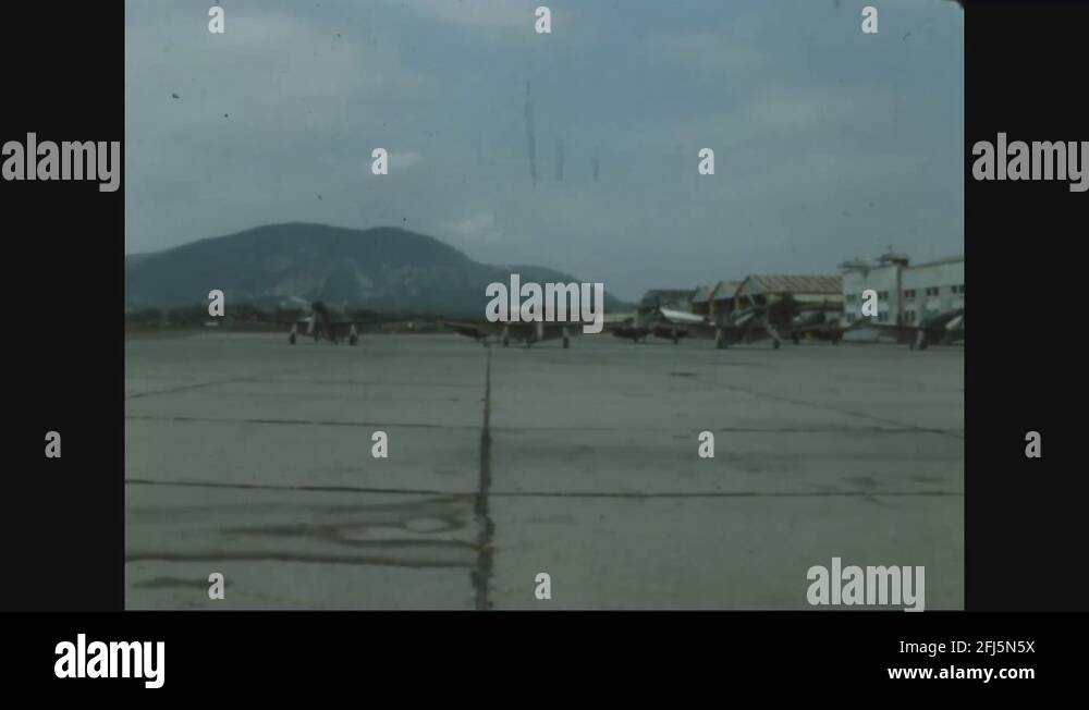 Planes on field - 1969 Stock Video Footage - Alamy