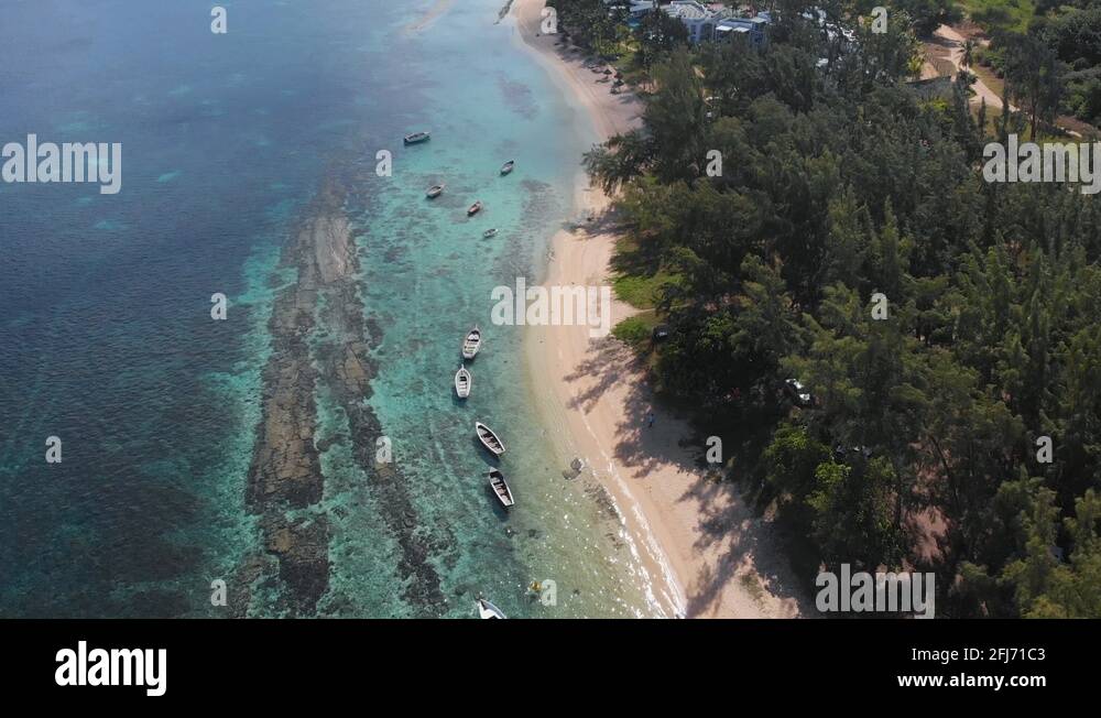 Balaclava beach in mauritius Stock Videos & Footage HD and 4K Video
