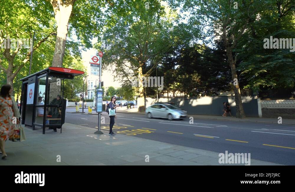 Bus stop uk london woman waiting Stock Videos & Footage - HD and 4K ...