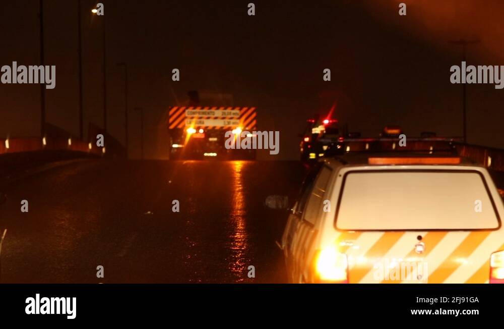 Car night driving road lights Stock Videos & Footage HD and 4K Video