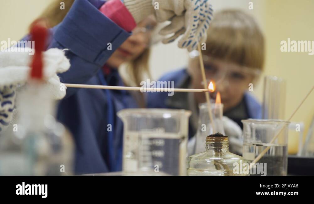 Laboratory, view of laboratory equipment, chemical burner burner, chemical Stock Video Footage
