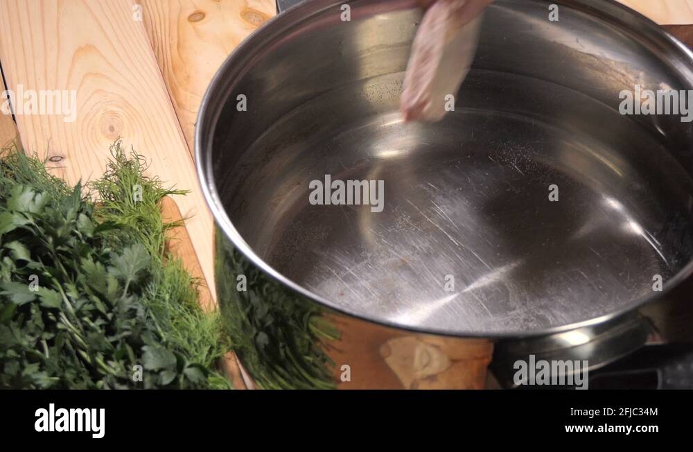 Ingredients for fresh beef broth Stock Videos & Footage HD and 4K