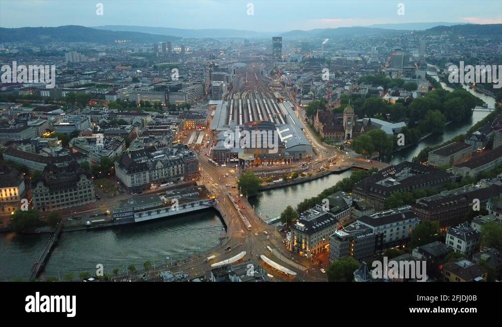 Switzerland zurich main station zurich central station Stock Videos