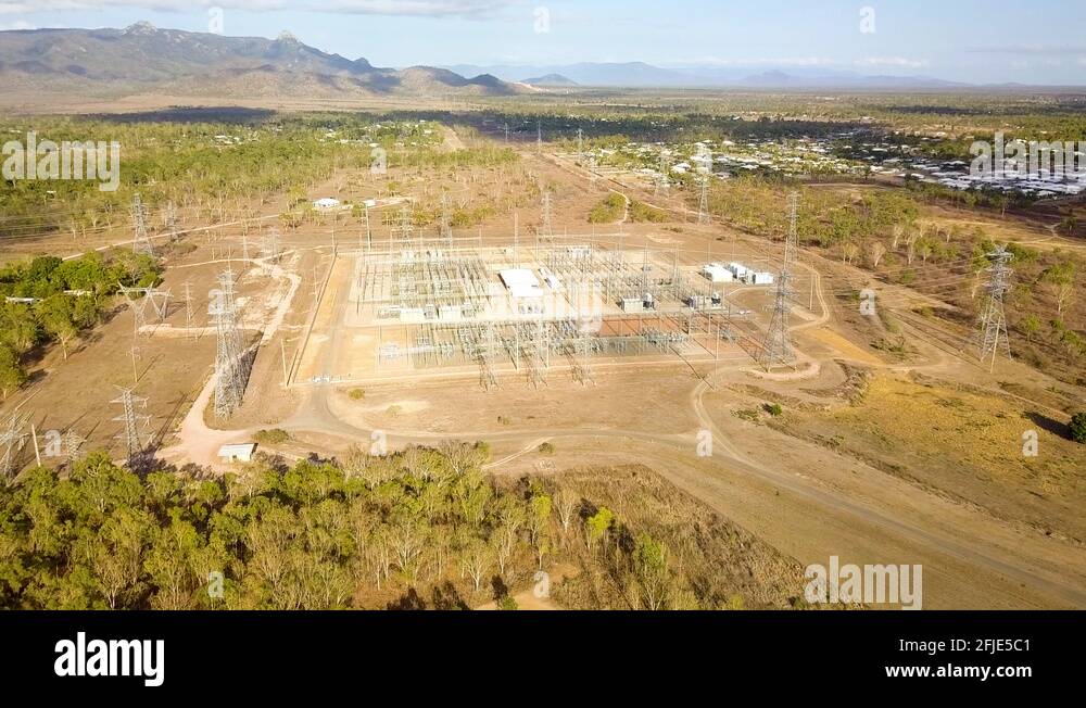 High voltage power lines queensland Stock Videos & Footage HD and 4K